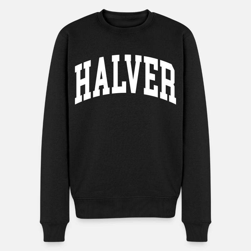 Halver - Pull Premium bio Homme - noir