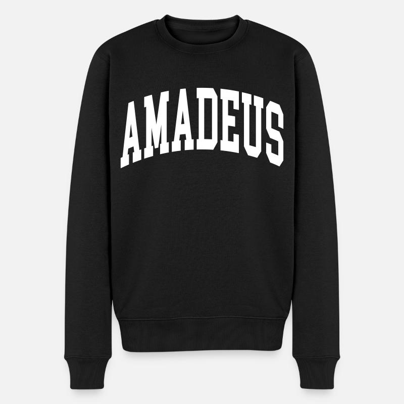 Amadeus - Pull Premium bio Homme - noir