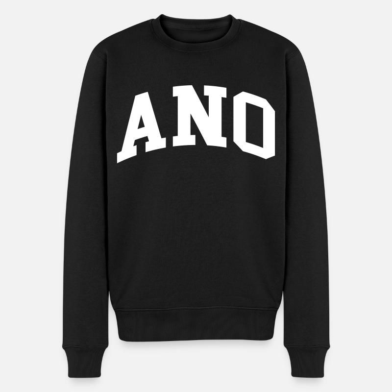 Ano - Pull Premium bio Homme - noir