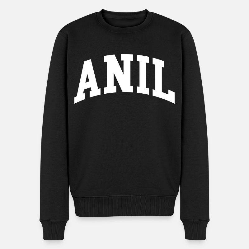 Anil - Pull Premium bio Homme - noir