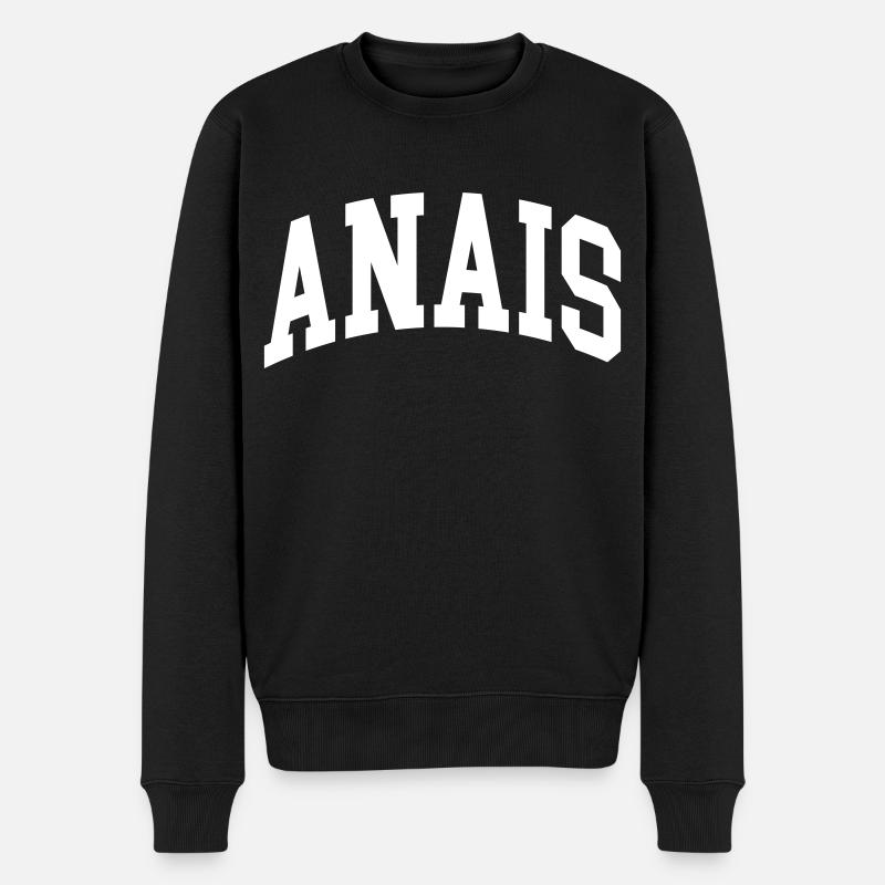 Anaïs - Pull Premium bio Homme - noir