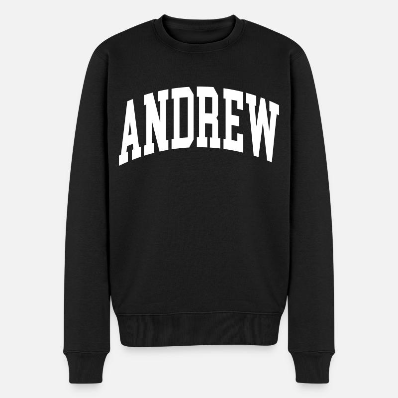 Andrew - Männer Premium Bio Pullover - Schwarz