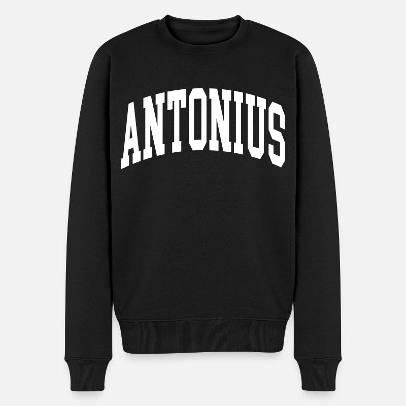 Antonius - Pull Premium bio Homme - noir