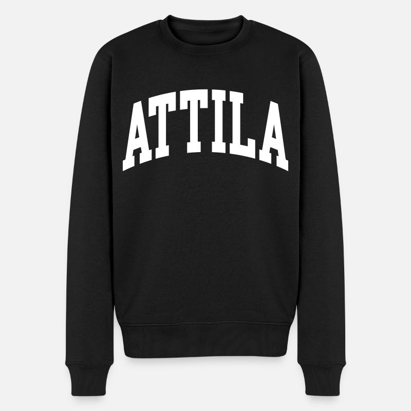 Attila - Pull Premium bio Homme - noir