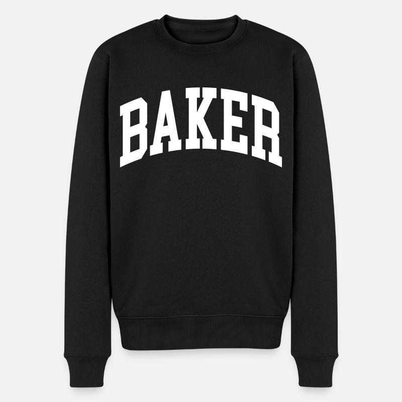 Baker - Männer Premium Bio Pullover - Schwarz