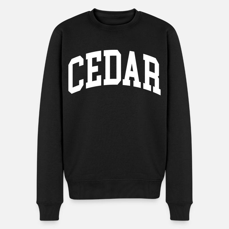 Cèdre - Pull Premium bio Homme - noir