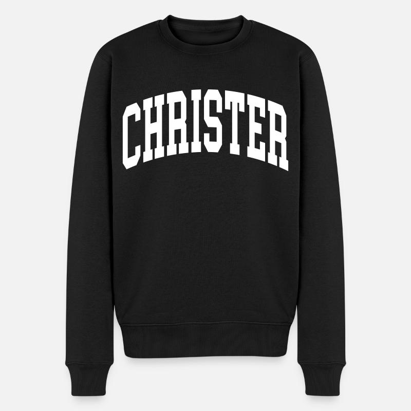 Christer - Männer Premium Bio Pullover - Schwarz