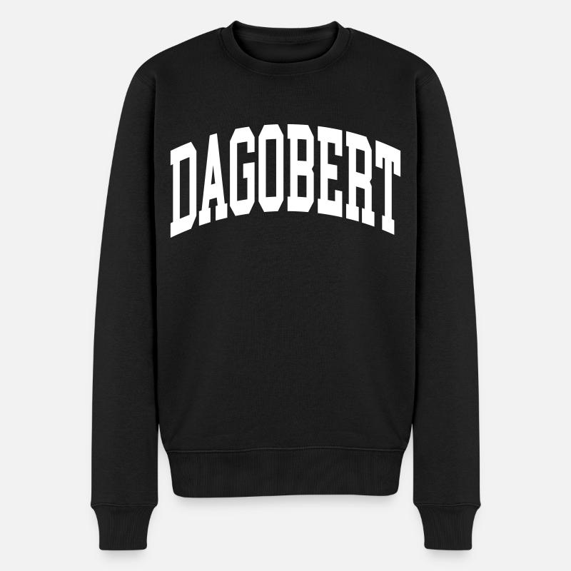 Dagobert - Männer Premium Bio Pullover - Schwarz