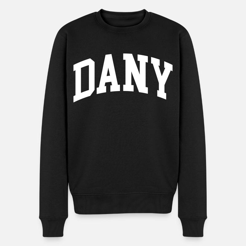Dany - Männer Premium Bio Pullover - Schwarz