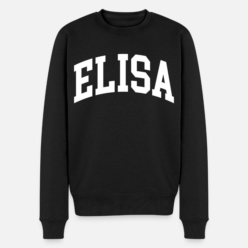 TEST ELISA - Pull Premium bio Homme - noir
