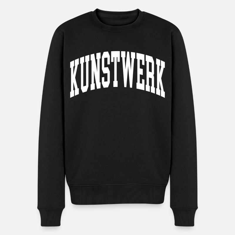 Kunstwerk - Männer Premium Bio Pullover - Schwarz