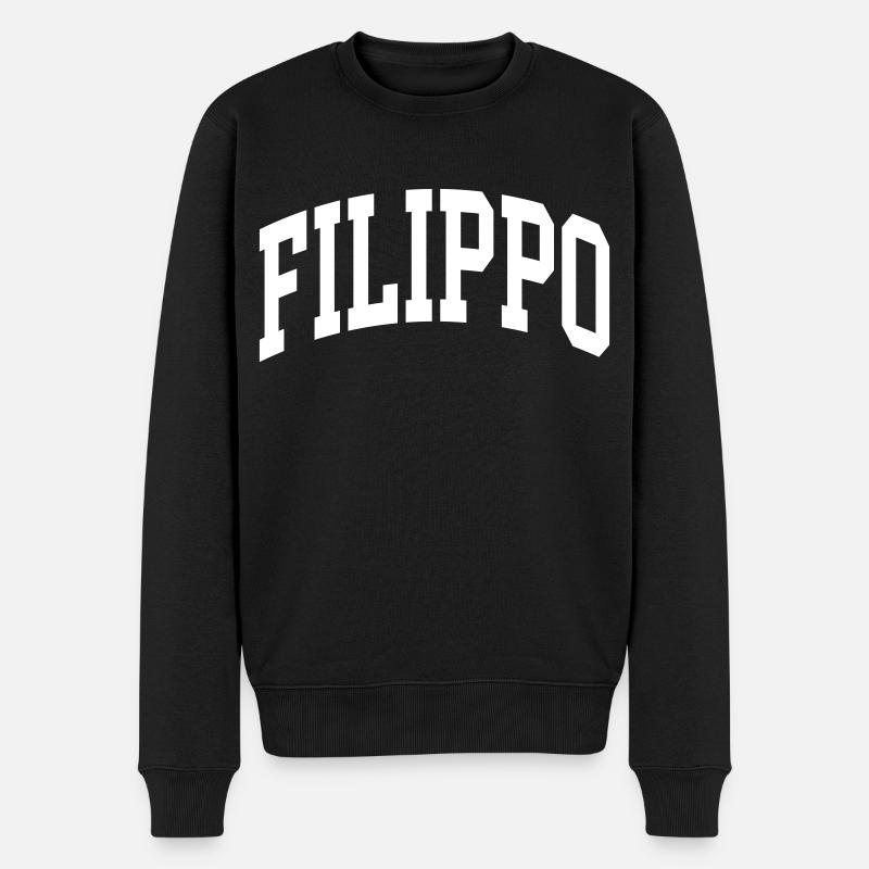 Filippo - Pull Premium bio Homme - noir