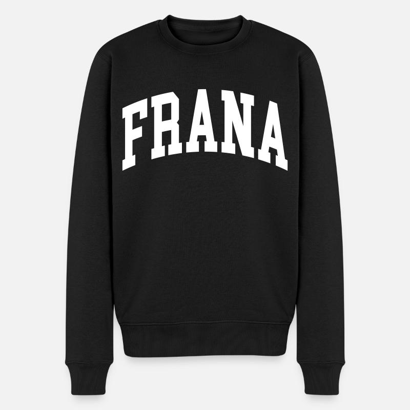 Frana - Pull Premium bio Homme - noir
