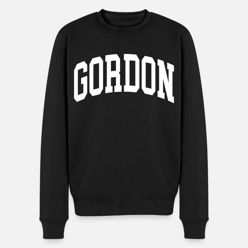 Gordon - Männer Premium Bio Pullover - Schwarz