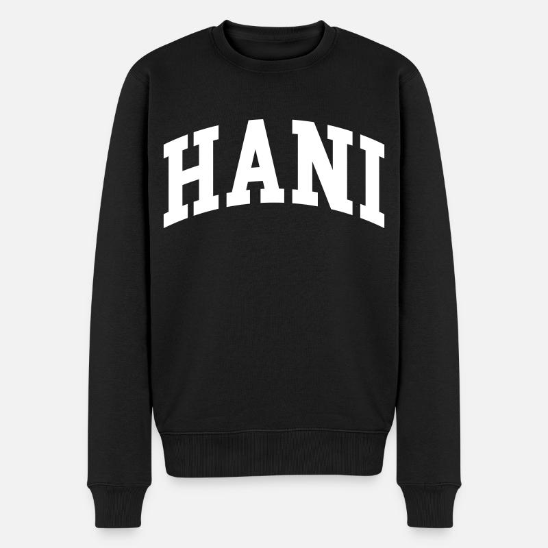 Hani - Pull Premium bio Homme - noir