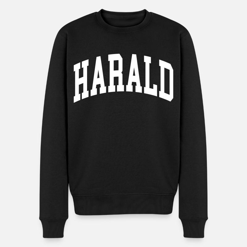 Harald - Pull Premium bio Homme - noir