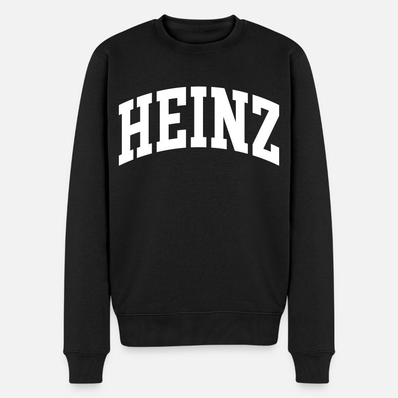 Heinz - Männer Premium Bio Pullover - Schwarz