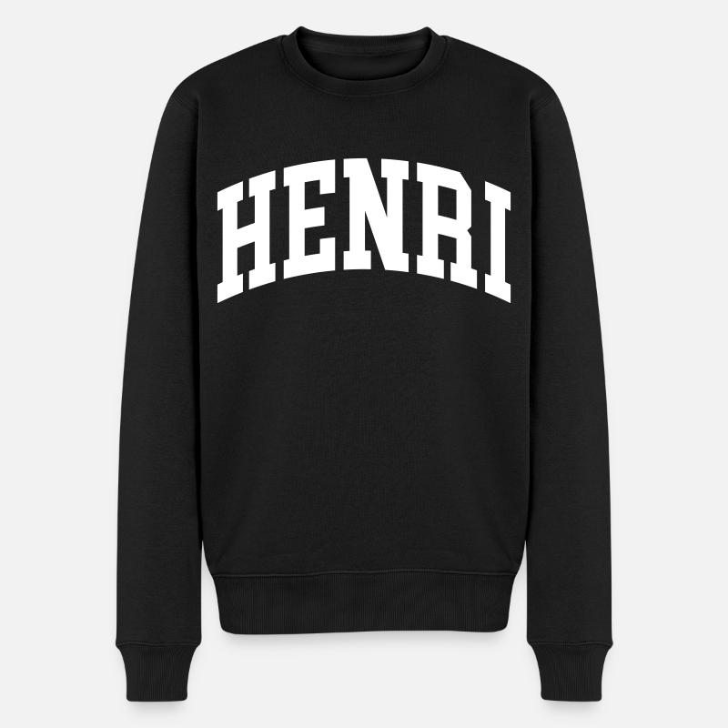 Henri - Pull Premium bio Homme - noir