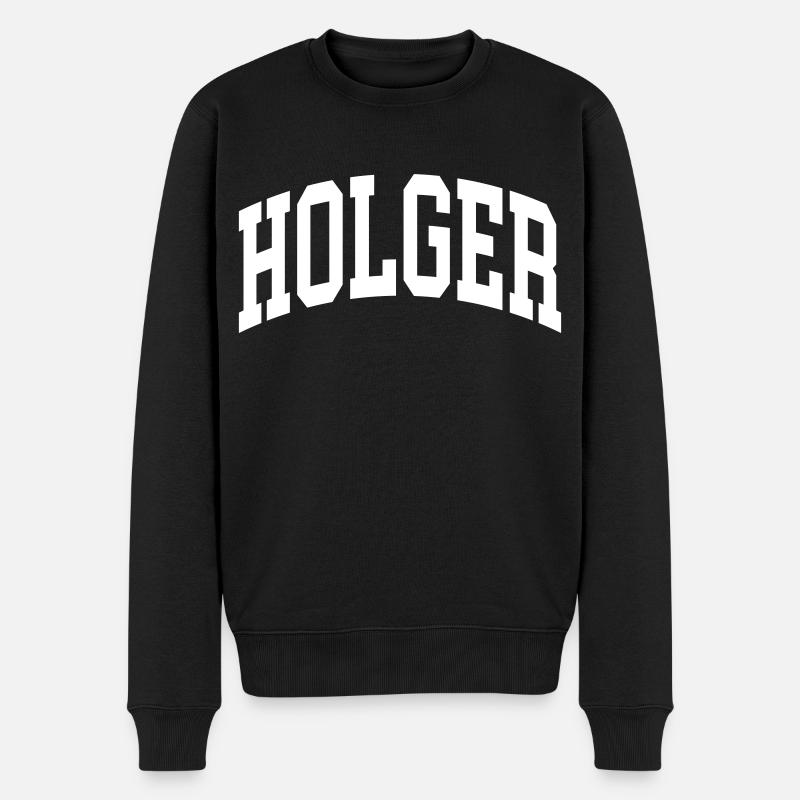 Holger (en anglais seulement) - Pull Premium bio Homme - noir