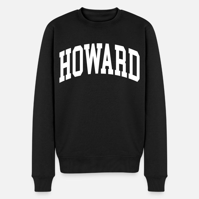 Howard - Männer Premium Bio Pullover - Schwarz