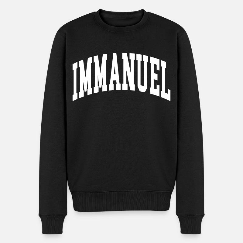Emmanuel - Pull Premium bio Homme - noir
