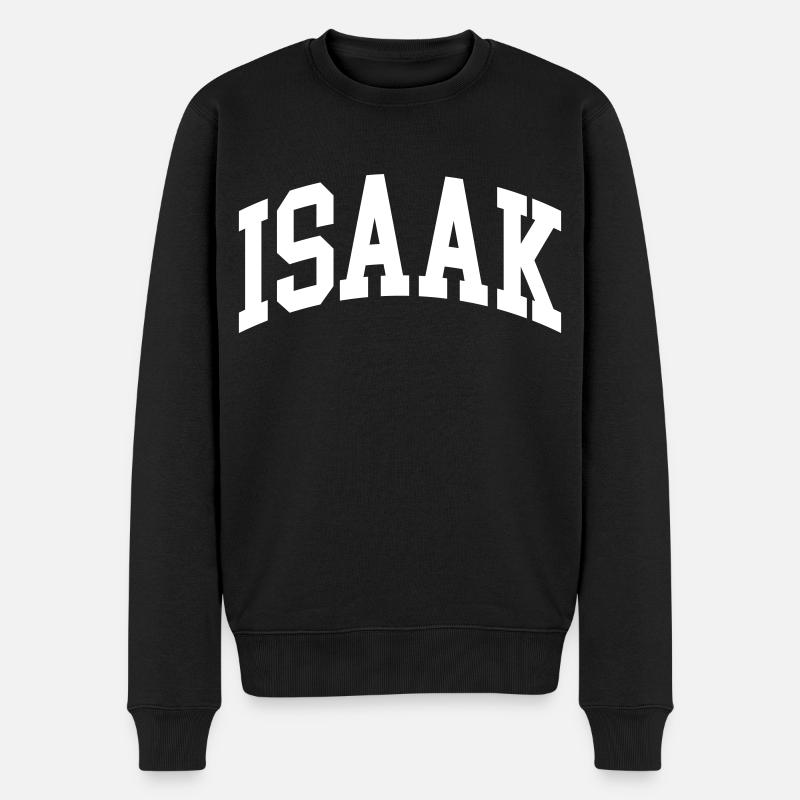 Isaac - Pull Premium bio Homme - noir