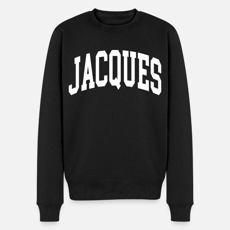 Jacques - Men's Premium Organic Jumper - black