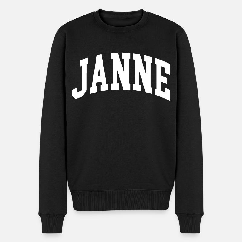 Stéphanie - Pull Premium bio Homme - noir