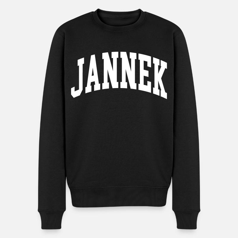 Jannek - Pull Premium bio Homme - noir