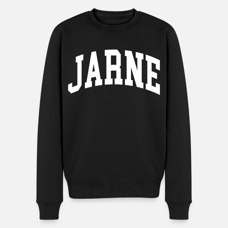 Jarne - Männer Premium Bio Pullover - Schwarz