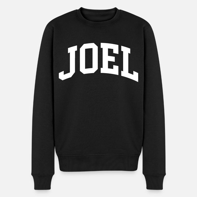 Joel - Männer Premium Bio Pullover - Schwarz