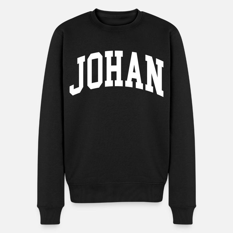 Johan - Pull Premium bio Homme - noir