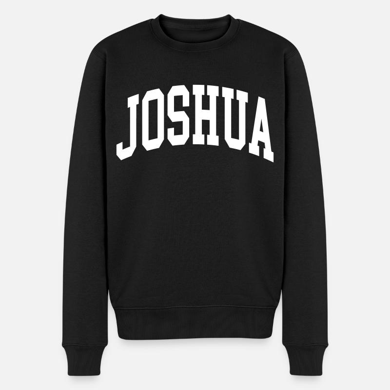 Joshua - Männer Premium Bio Pullover - Schwarz