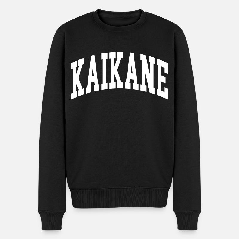 Kaikane - Männer Premium Bio Pullover - Schwarz