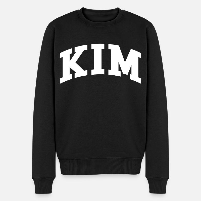 Kim - Männer Premium Bio Pullover - Schwarz