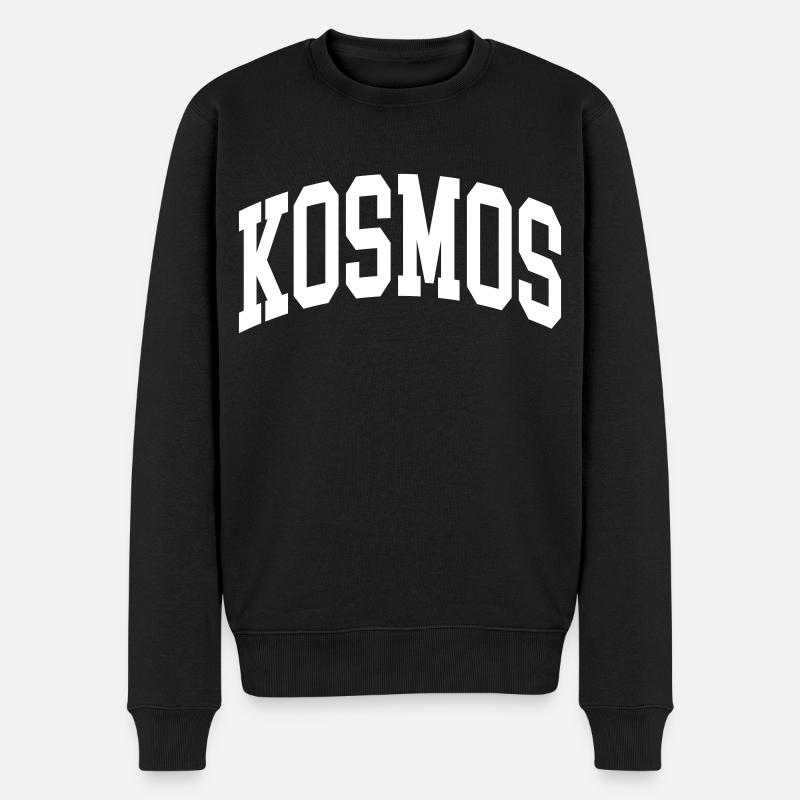 Kosmos - Männer Premium Bio Pullover - Schwarz