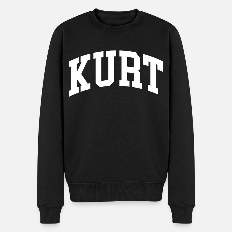 Kurt - Männer Premium Bio Pullover - Schwarz