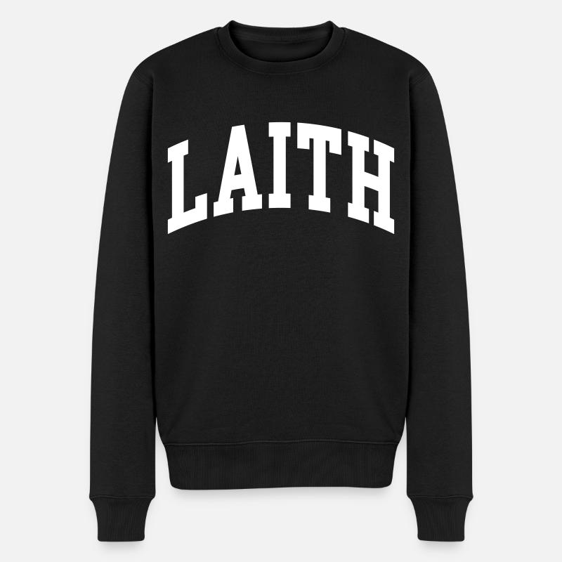 Laith - Männer Premium Bio Pullover - Schwarz