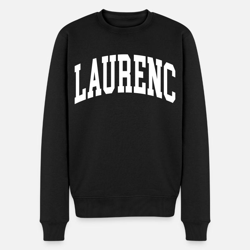 Laurenc - Männer Premium Bio Pullover - Schwarz