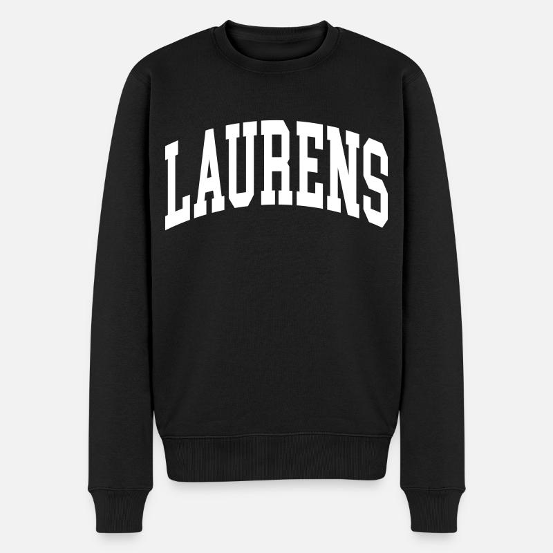 Laurens - Männer Premium Bio Pullover - Schwarz
