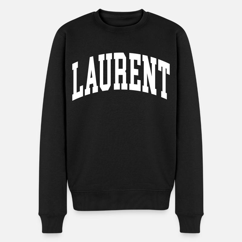 Laurent - Männer Premium Bio Pullover - Schwarz