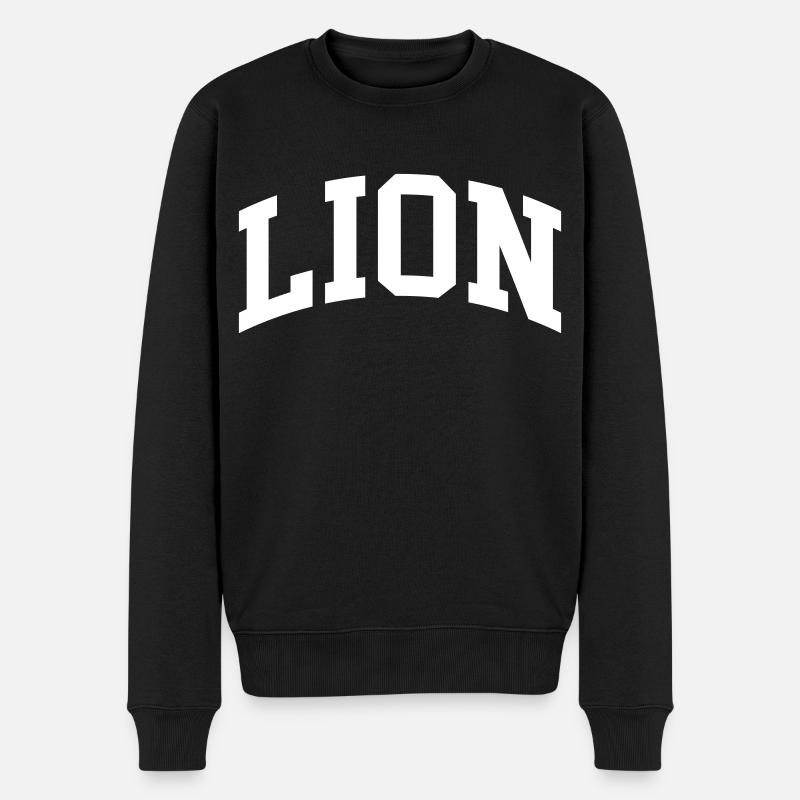 Lion - Pull Premium bio Homme - noir