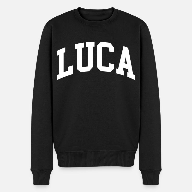 Luca - Pull Premium bio Homme - noir