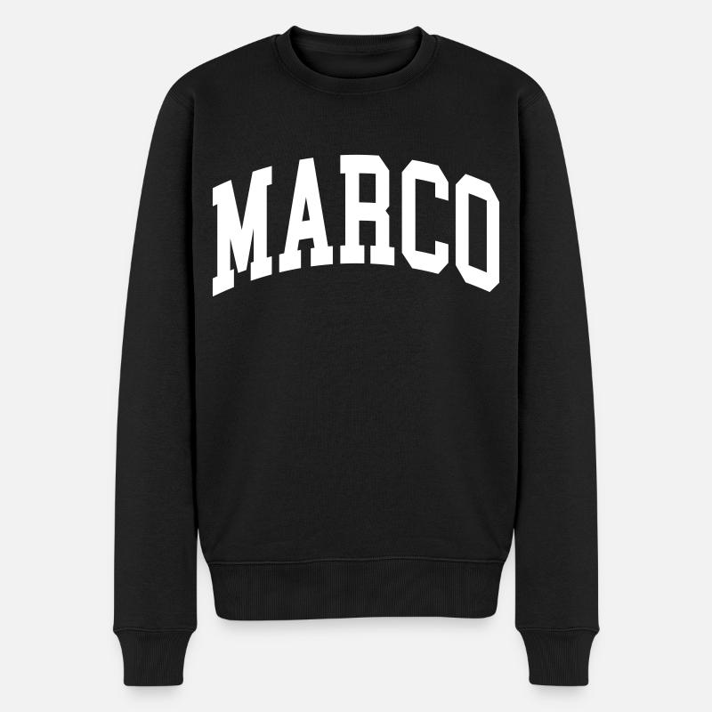 Marco - Pull Premium bio Homme - noir