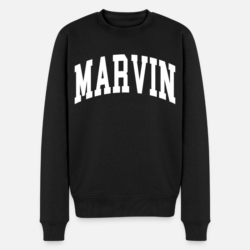 Marvin - Ekologisk premiumtröja herr - svart