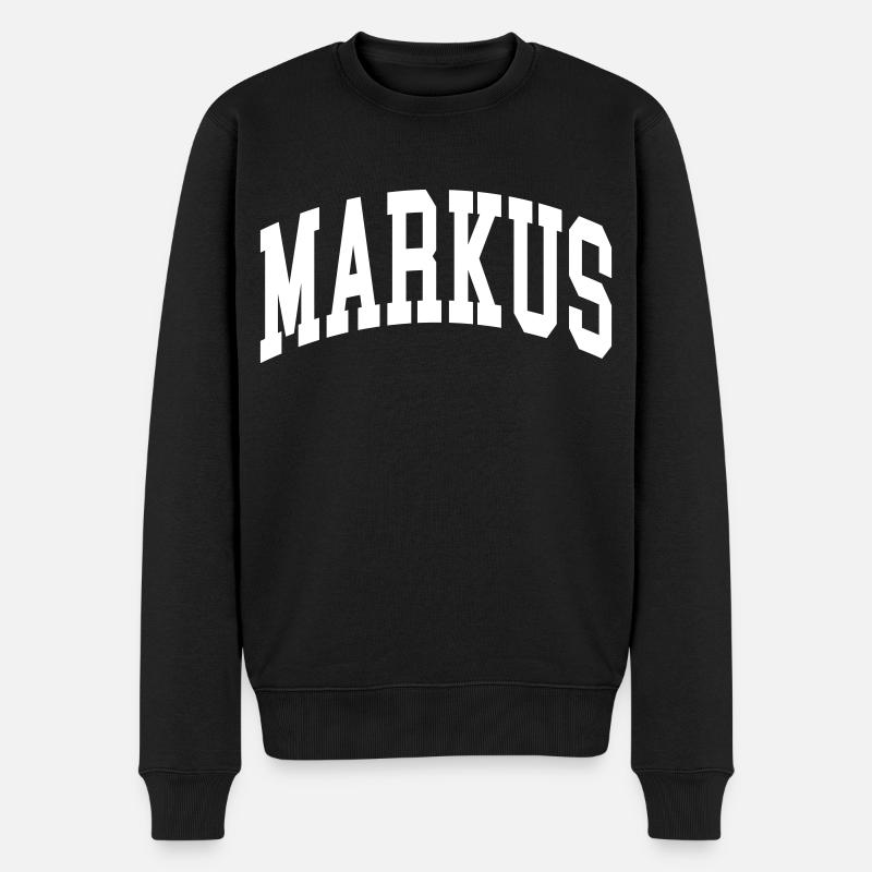 Markus - Pull Premium bio Homme - noir