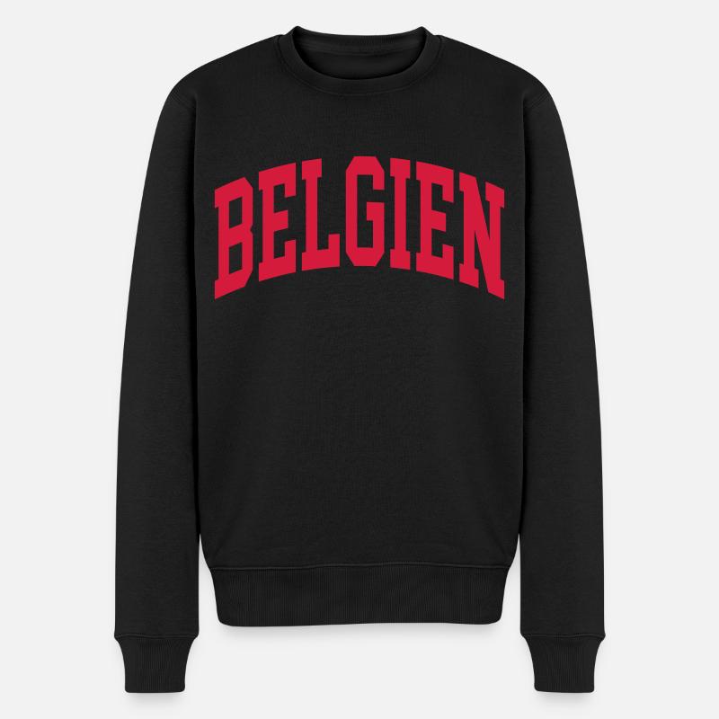 Belgique - Pull Premium bio Homme - noir