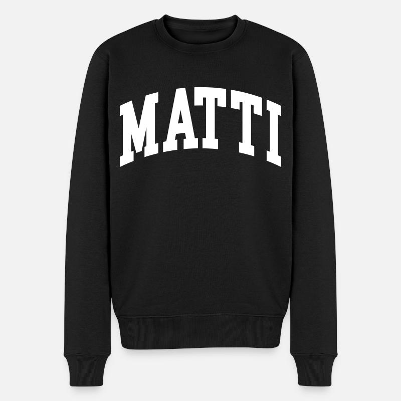 Matti - Pull Premium bio Homme - noir