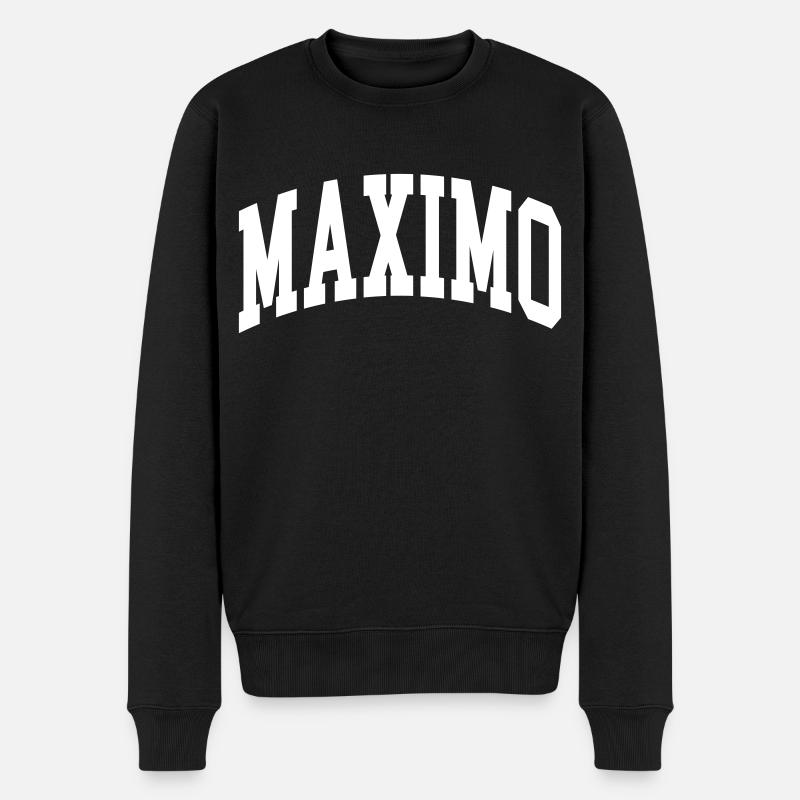 Maximo - Pull Premium bio Homme - noir