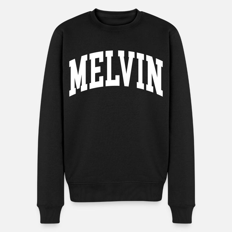 Melvin - Pull Premium bio Homme - noir